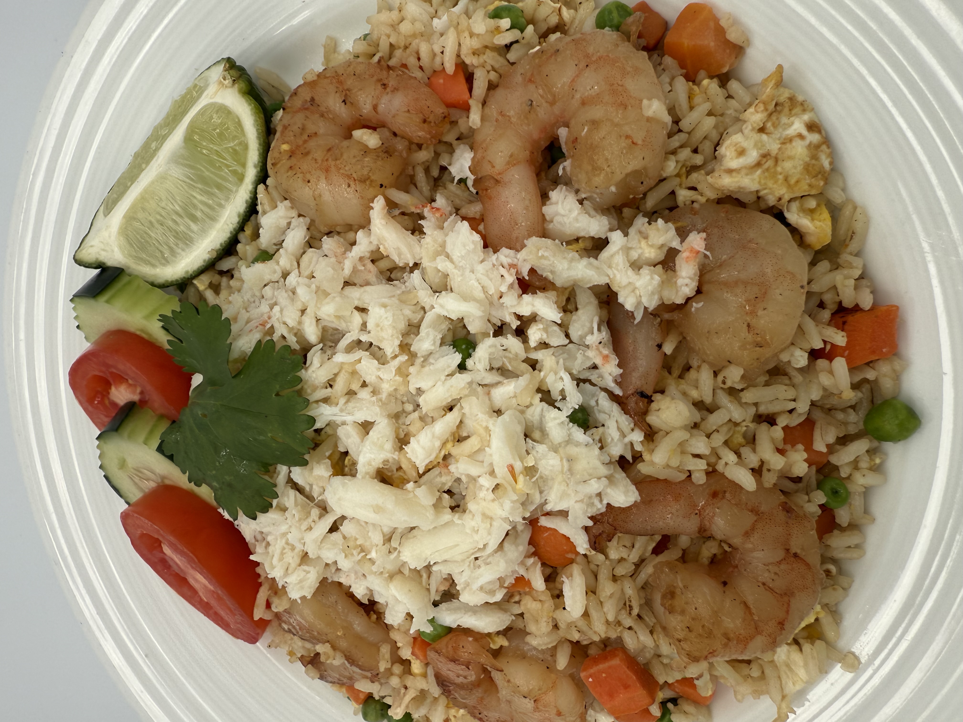 Crab Shrimp Fried Rice